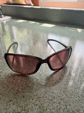 Oakley Cohort Women's Rust colored Tinted Oversized Sunglasses